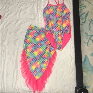 Colorful Mermaid Kids Costume